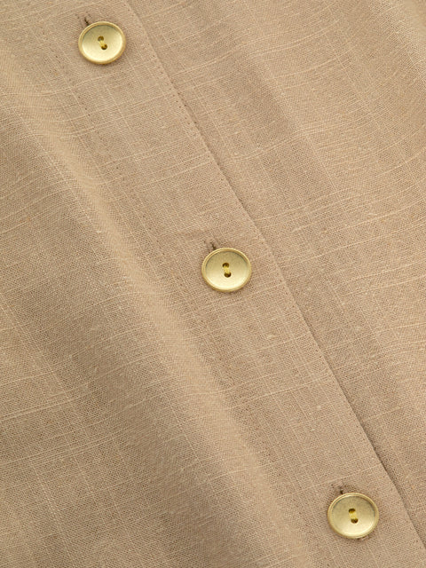 Robe chemise en lin mélangé Malika