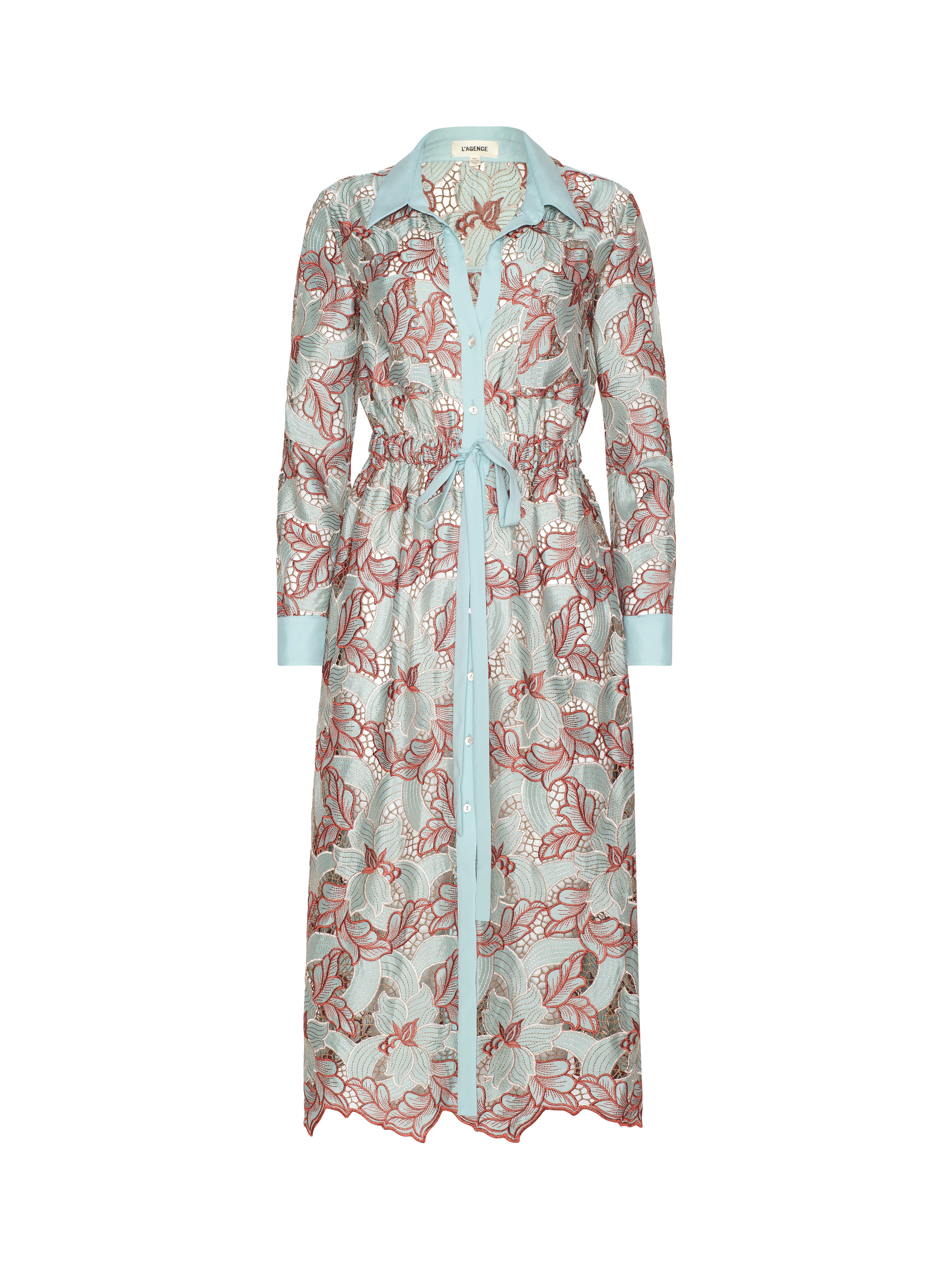 Emilio Lace Shirt Dress