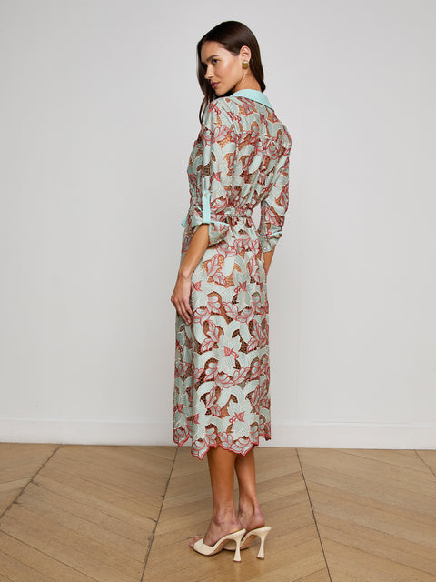 Emilio Lace Shirt Dress