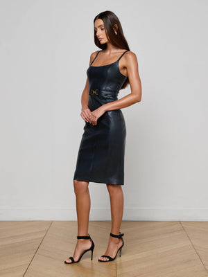 Robe midi de boucle halia