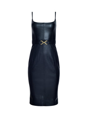 Robe midi de boucle halia