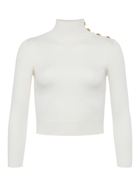 Kamdyn Cropped Turtleneck turtleneck L'AGENCE Sale