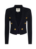 Elio Cropped Knit Blazer