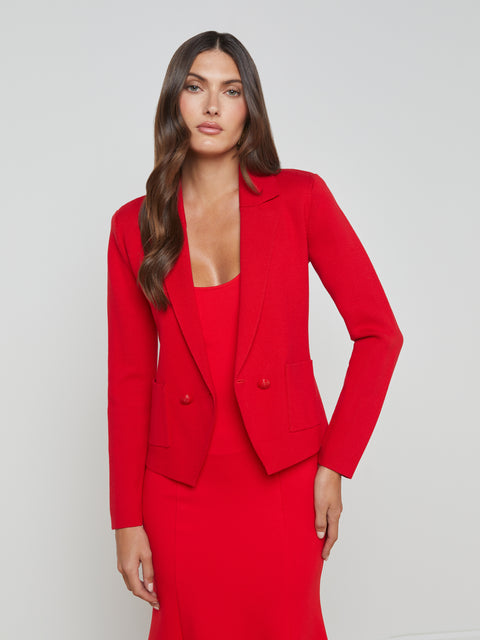 Sofia Knit Blazer blazer L'AGENCE   