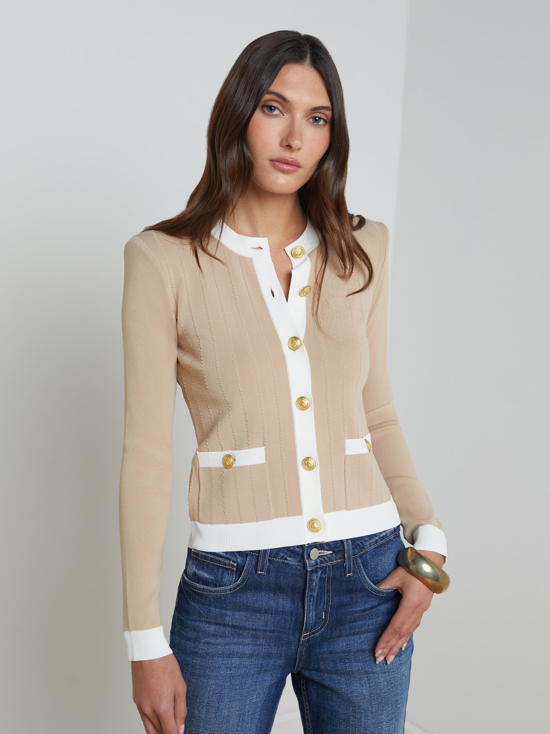 Leon Cardigan cardigan L'AGENCE Sale