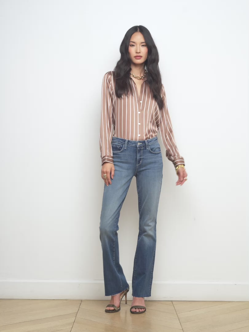 Sneeki Low-Rise Straight-Leg Jean jean L'AGENCE