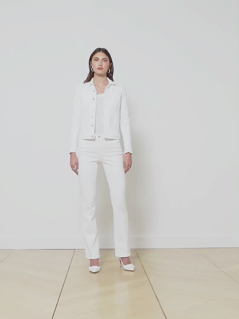 Celine Jacket In Blanc Destruct | L'AGENCE