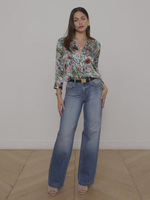 Dani Silk Blouse blouse L'AGENCE