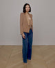 Blazer Imogen à revers en satin