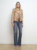 Lyric Leather Peplum Jacket