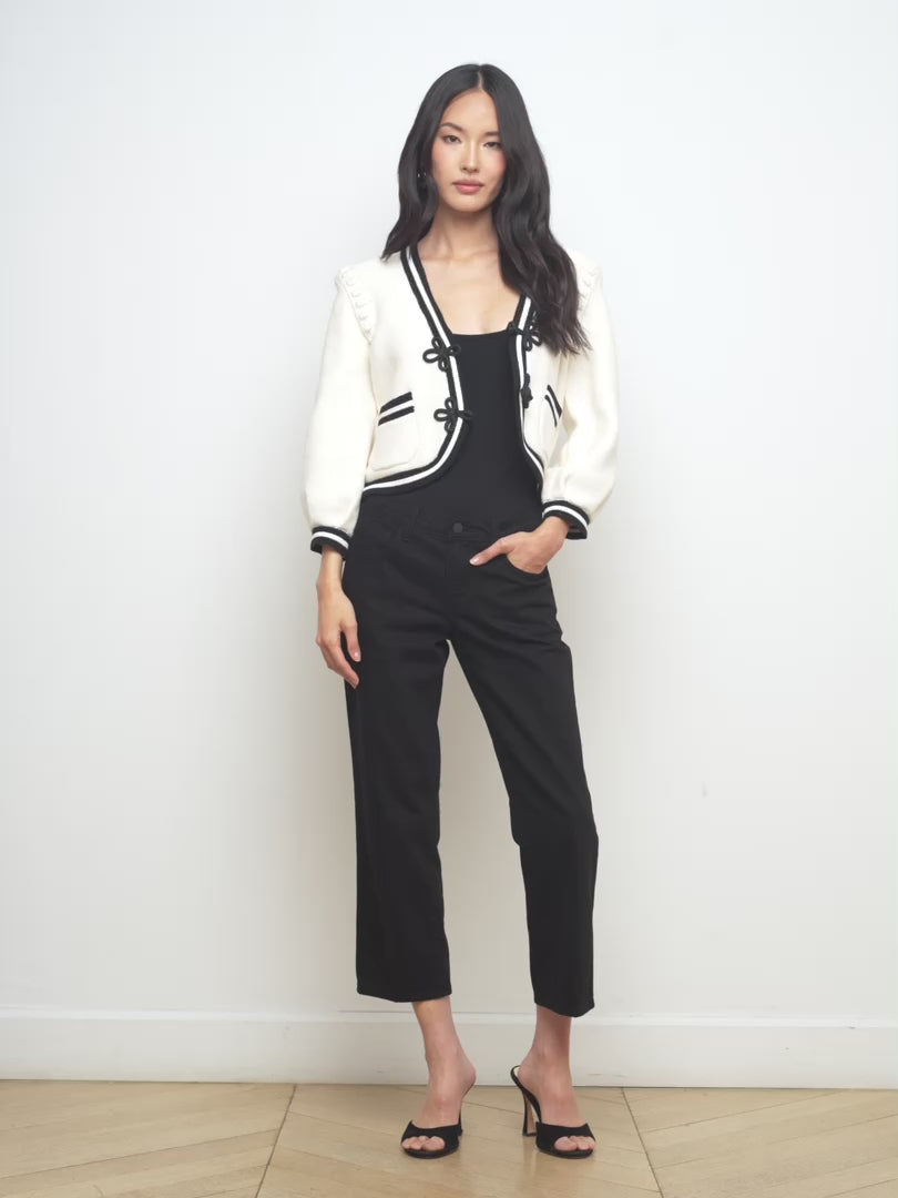 Kaito Cropped Cardigan cardigan L'AGENCE