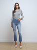 Lucille Striped Boatneck Top