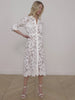 Emilio Lace Midi Shirt Dress