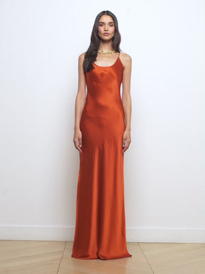 Charmaine Silk Gown dress L'AGENCE Sale