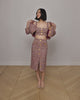 Gonna midi tweed tai