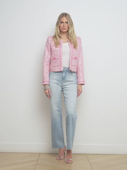 ピンク Lumignon original tweed bijou lumi T 41M2tAF8YFL.jpg_BO30,255,255,