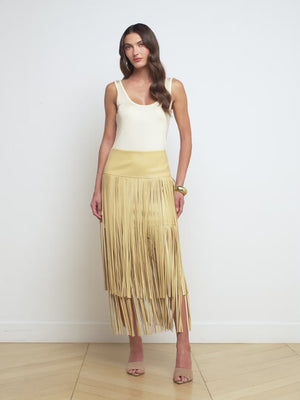 Karolina Fringe Skirt skirt L'AGENCE