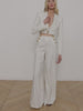 Izzie Striped Cropped Blazer