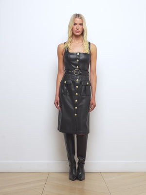 Idy Button-Front Dress dress L'AGENCE Sale