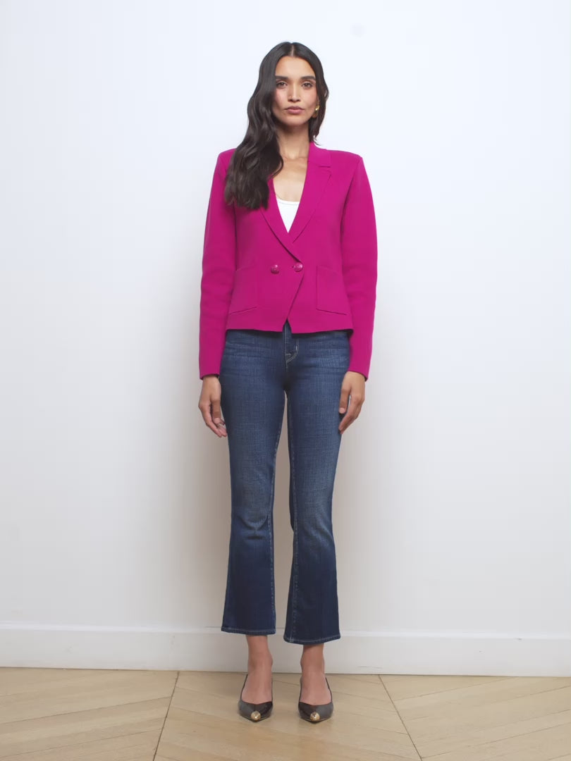 Sofia Knit Blazer blazer L'AGENCE Sale