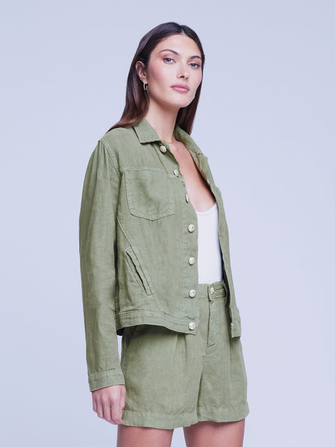 Celine Linen Jacket