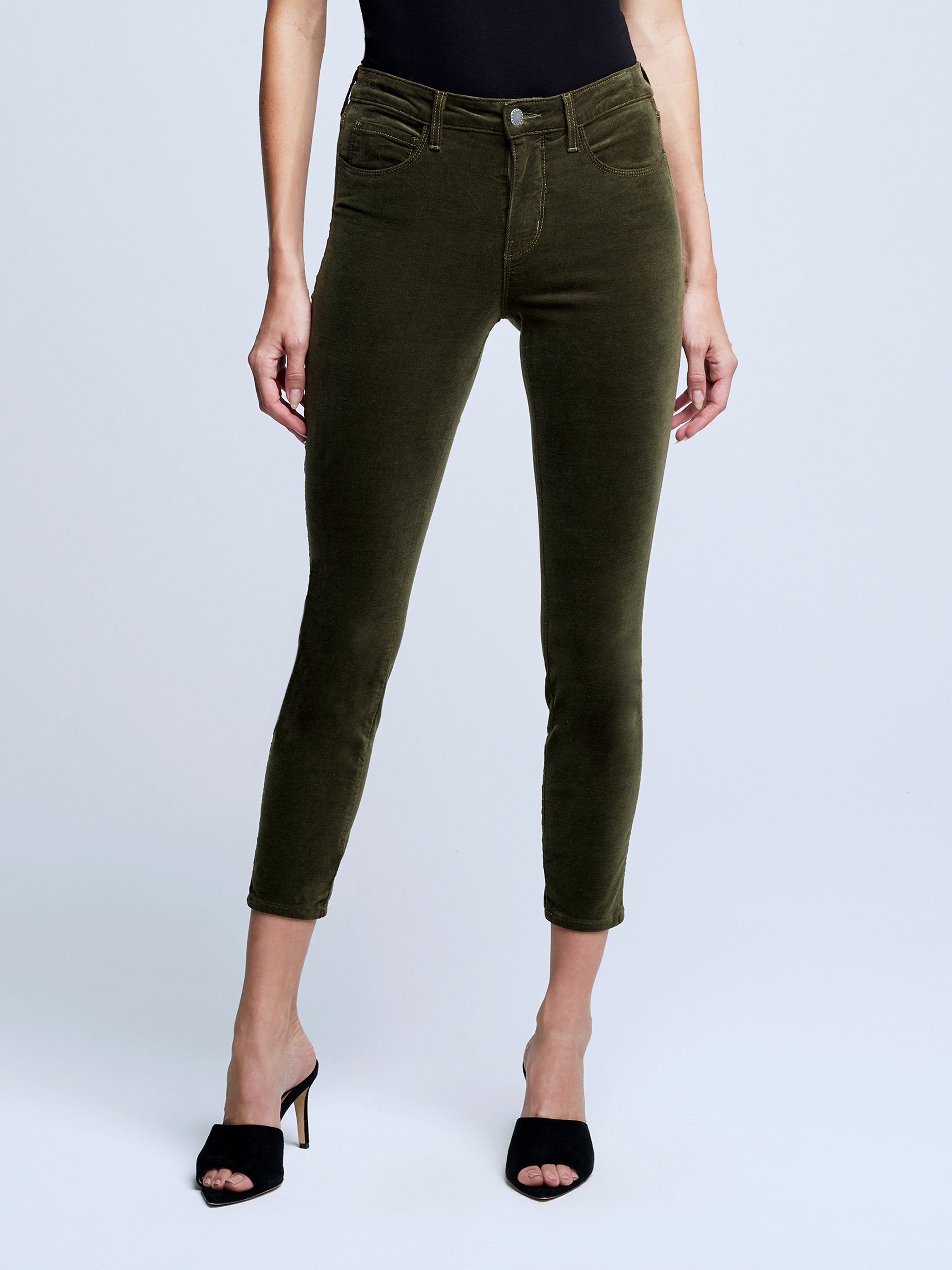 Green velvet hot sale skinny jeans