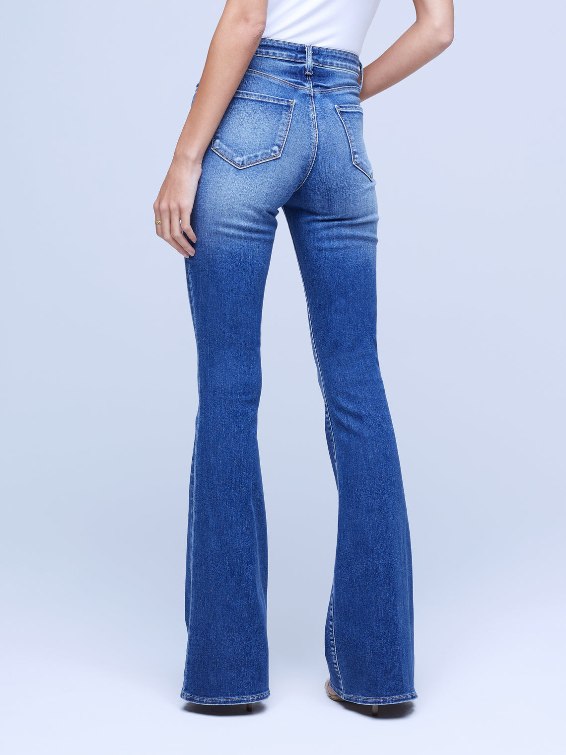 L'AGENCE Marty High-Rise Flare Jean In Cambridge
