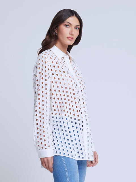 Lindy Eyelet Blouse