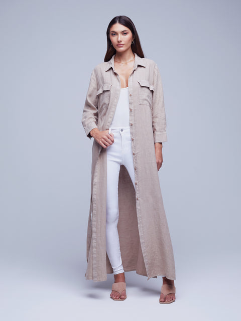 Cameron Linen Shirt Dress