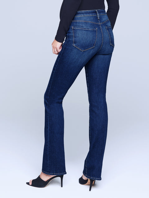 Classic tweed + petite maternity jeans