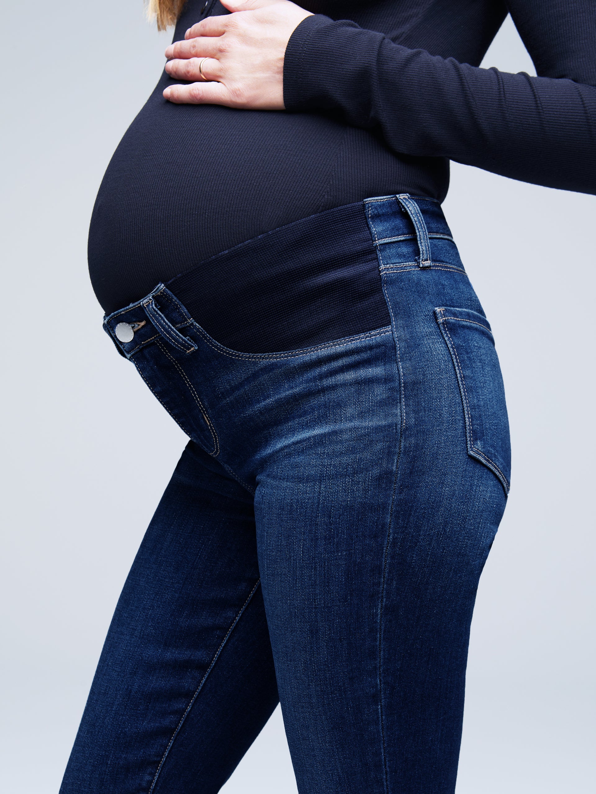 Oriana Maternity Straight Jean jean L'AGENCE Sale