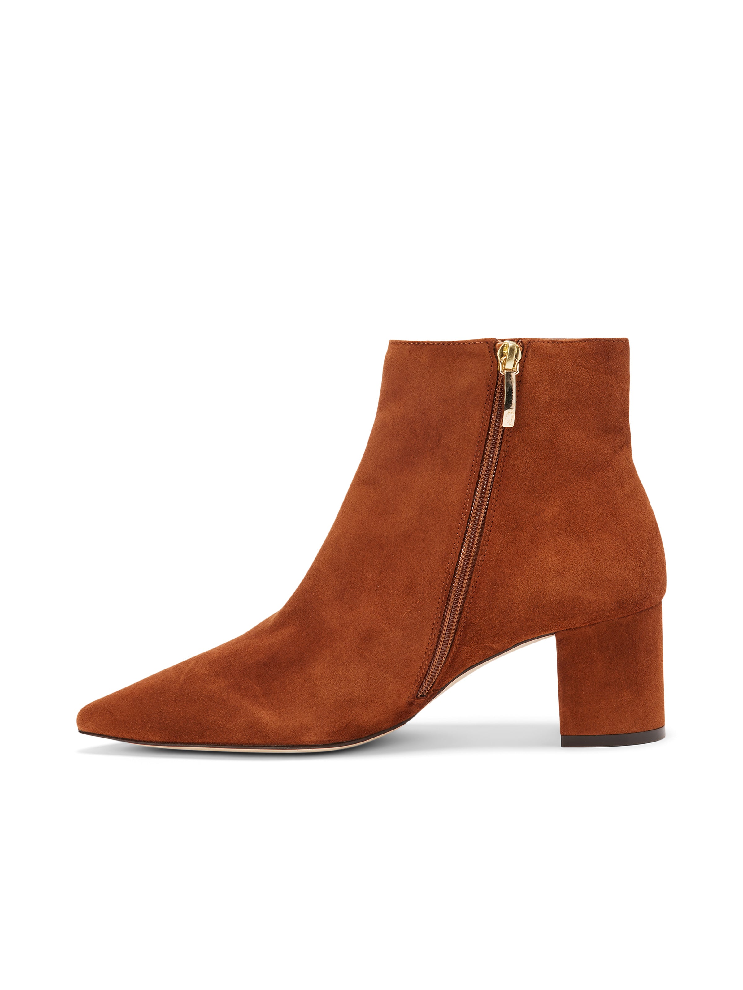 L'AGENCE Jeanne Bootie In Buckskin Suede