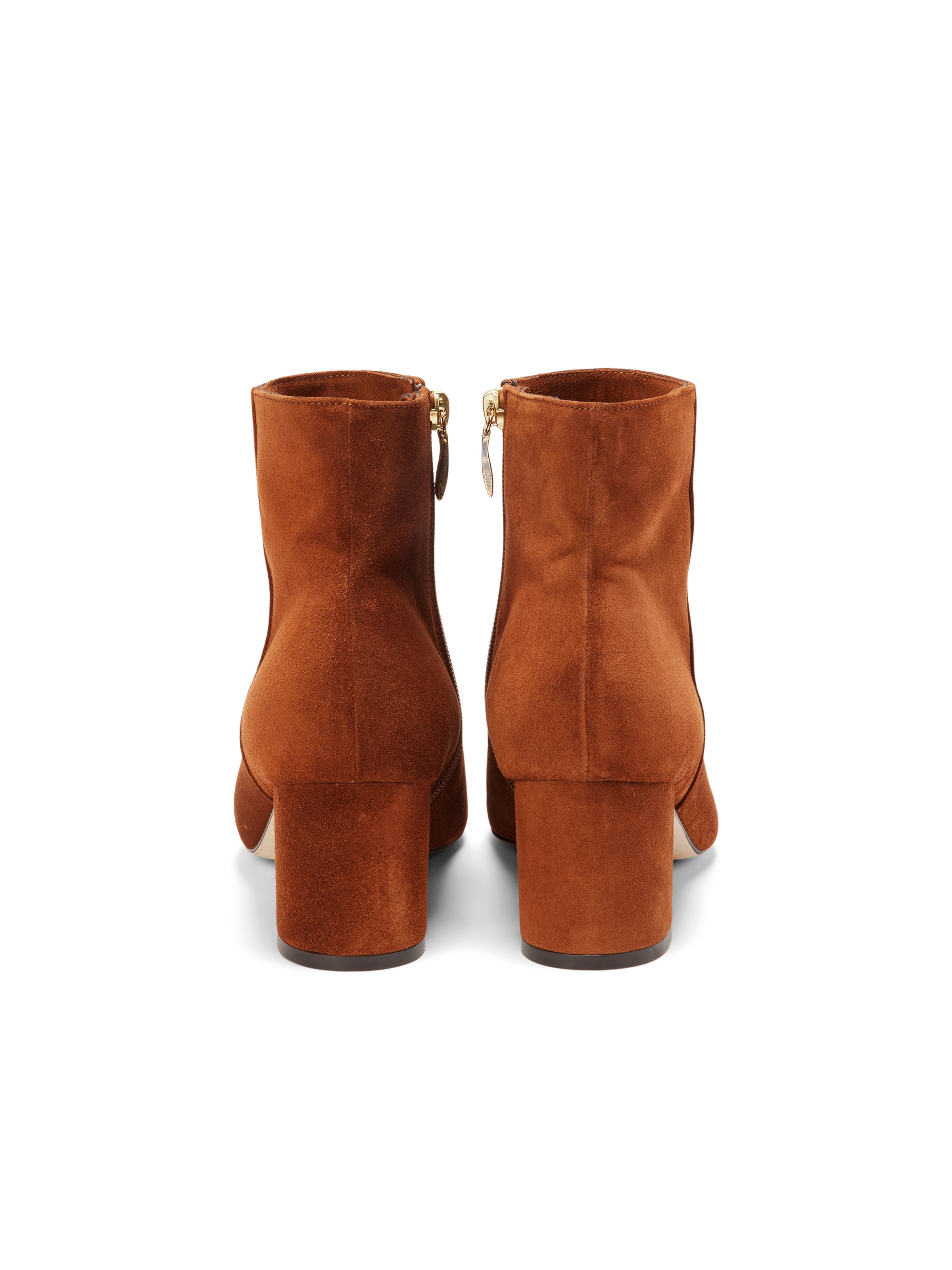 L'AGENCE Jeanne Bootie In Buckskin Suede